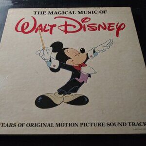 The Magical Music Of Walt Disney VG+ Original Ovation 4xLP Box Record Set 1978